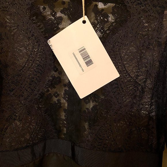 Self Portrait Lace Applique Mini Dress - Picture 9 of 12